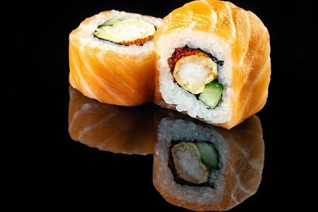 Ролл Сяке Эби темпура