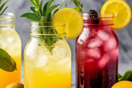 Лимонад Ежевика и личи