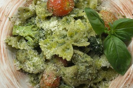 Фарфале с овощами