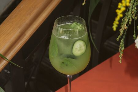 Джин-тоник Огурец-мята 