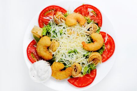 Цезарь с креветками