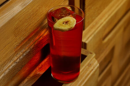 Безалкогольный коктейль Strawberry-Banana