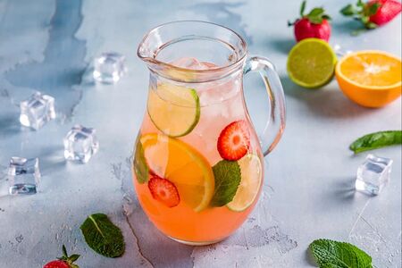 Лимонад клубничный полет