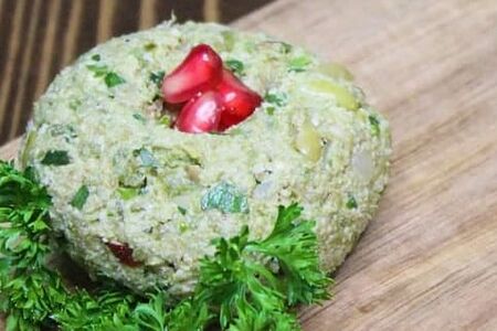 Пхали из зеленого лобио