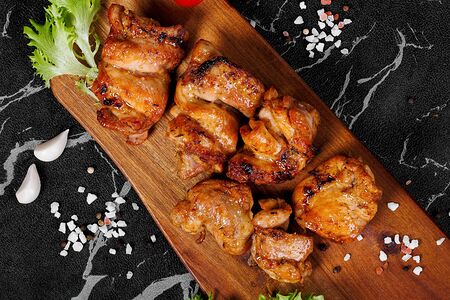 Шашлык из филе куриного бедра