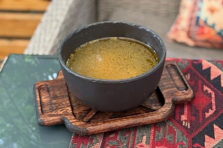 Домашняя лапша с фрикадельками 