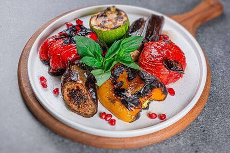 Овощи на мангале  