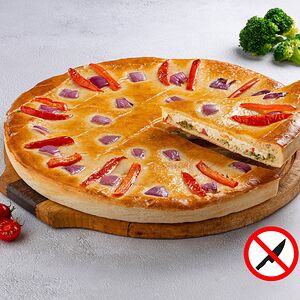 Закрытая пицца «С курицей и брокколи»