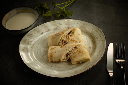 Блины с курицей