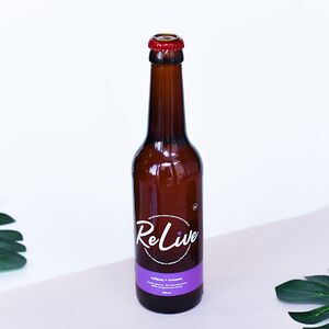 Комбуча Релайв на шен пуэре (чабрец + клюква)