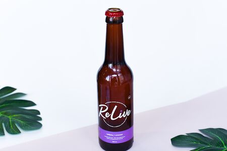 Комбуча ReLive на шен пуэре (чабрец + клюква)