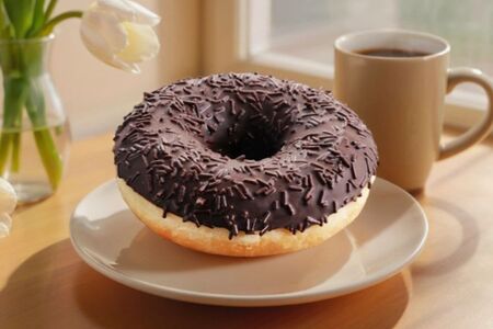 Донат Тройной шоколад