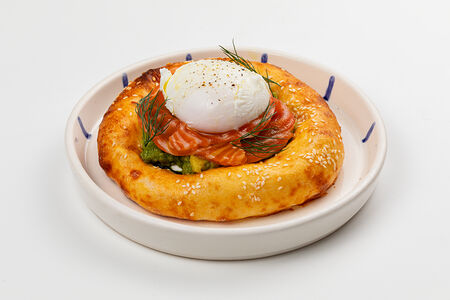 Лосось, шпинат, авокадо