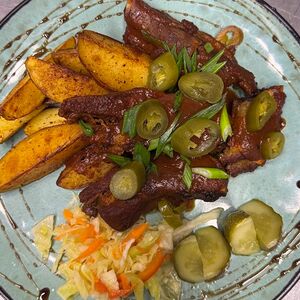 Ребра в апельсиновой глазури