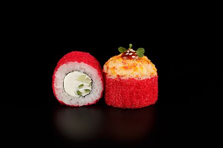 Запечённый спайси с креветкой