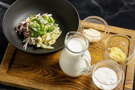 Окрошка на кефире