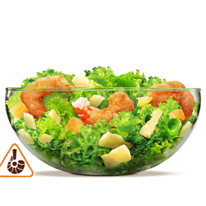 Салат Цезарь с креветками