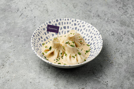 Хинкали с креветками