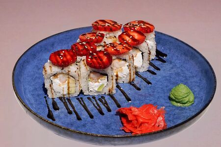 Эби темпера с клубникой 