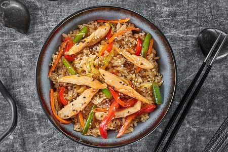 Вок Курица с рисом