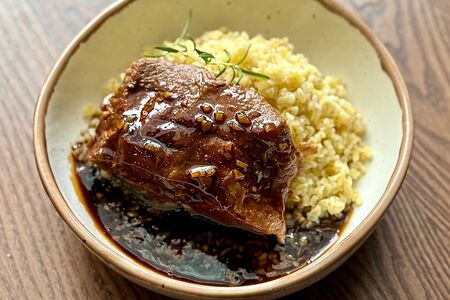 Булгур с говядиной 