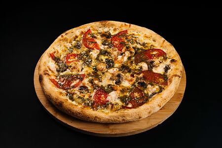 Креветки и песто