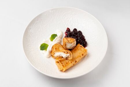 Блинчики с творогом