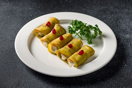 Рулетики из баклажанов
