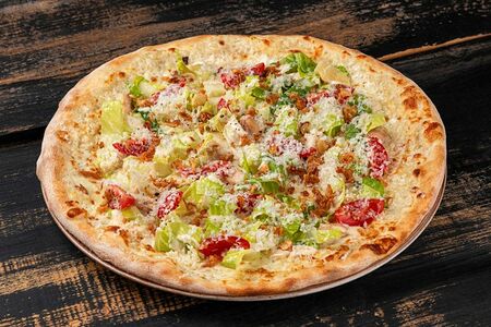 Пицца Цезарь с курицей