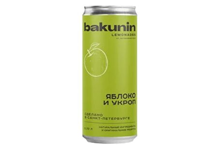 Лимонад Bakunin Яблоко и укроп