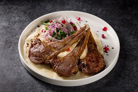 Шашлык из бараньей корейки