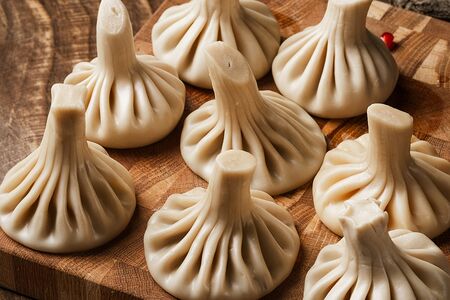 Хинкали с сыром жаренные 