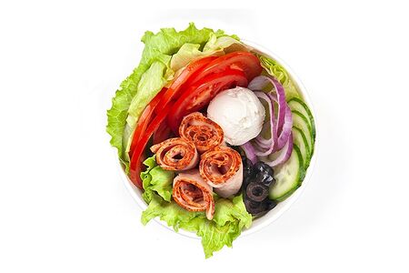 Салат Пастрами и крем-чиз 