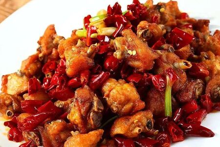 1058. Кусочки курицы с перцем