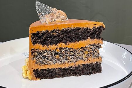 Кофейно-маковый кусок 