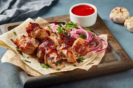 Шашлык из свиной шеи 