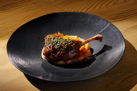 Утка конфи с ньокки из батата