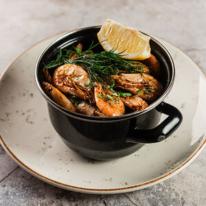 Креветки Гренландские жареные