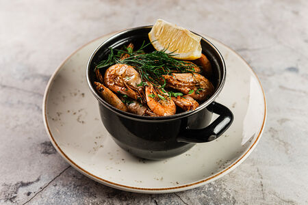 Креветки к пиву жареные