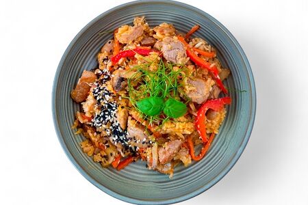 Тяхан со свининой