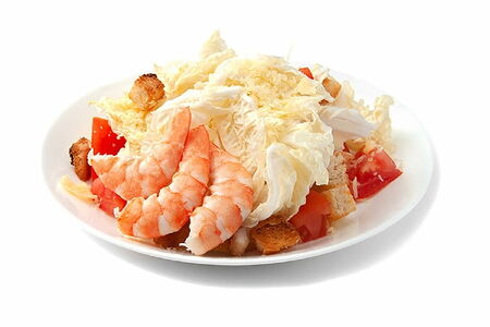 Цезарь с Креветкой Салат