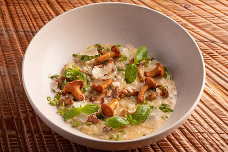 Ризотто с лисичками