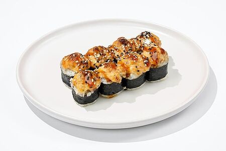 Запеченый ролл с мидиями