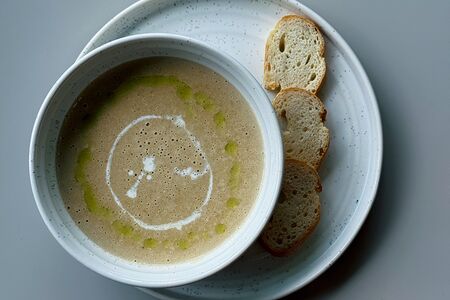 Крем-суп из лесных грибов