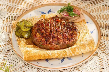 Бакинский кебаб с сыром