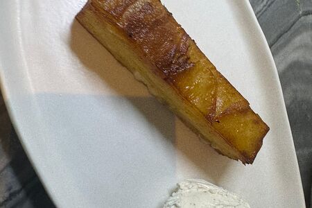 Картофельный гратен с трюфельной сметаной 