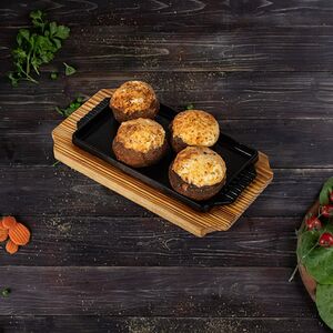 Фаршированные шампиньоны с сыром