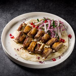 Шашлык из бараньих ребер семечки