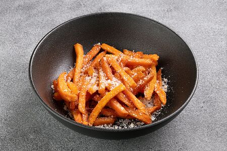 Батат фри с пармезаном