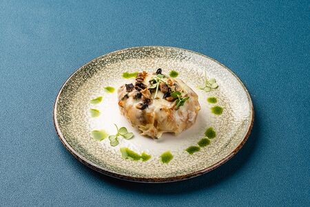 Картофель запеченный с грибами